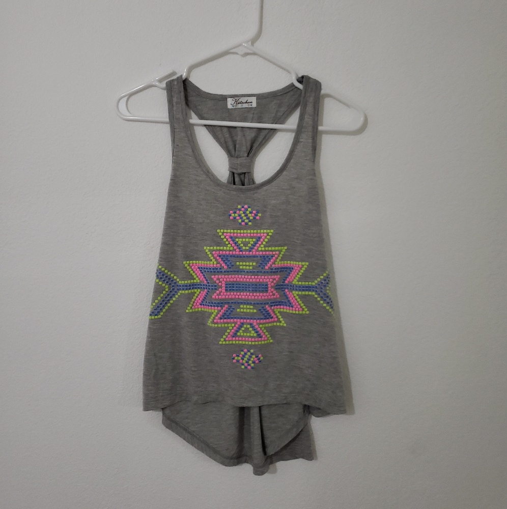 Tribal print tank top
